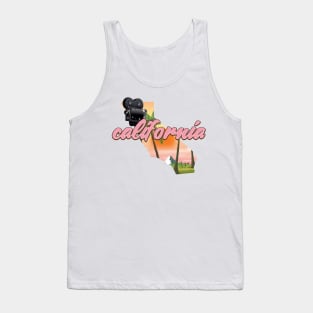 California USA map Tank Top